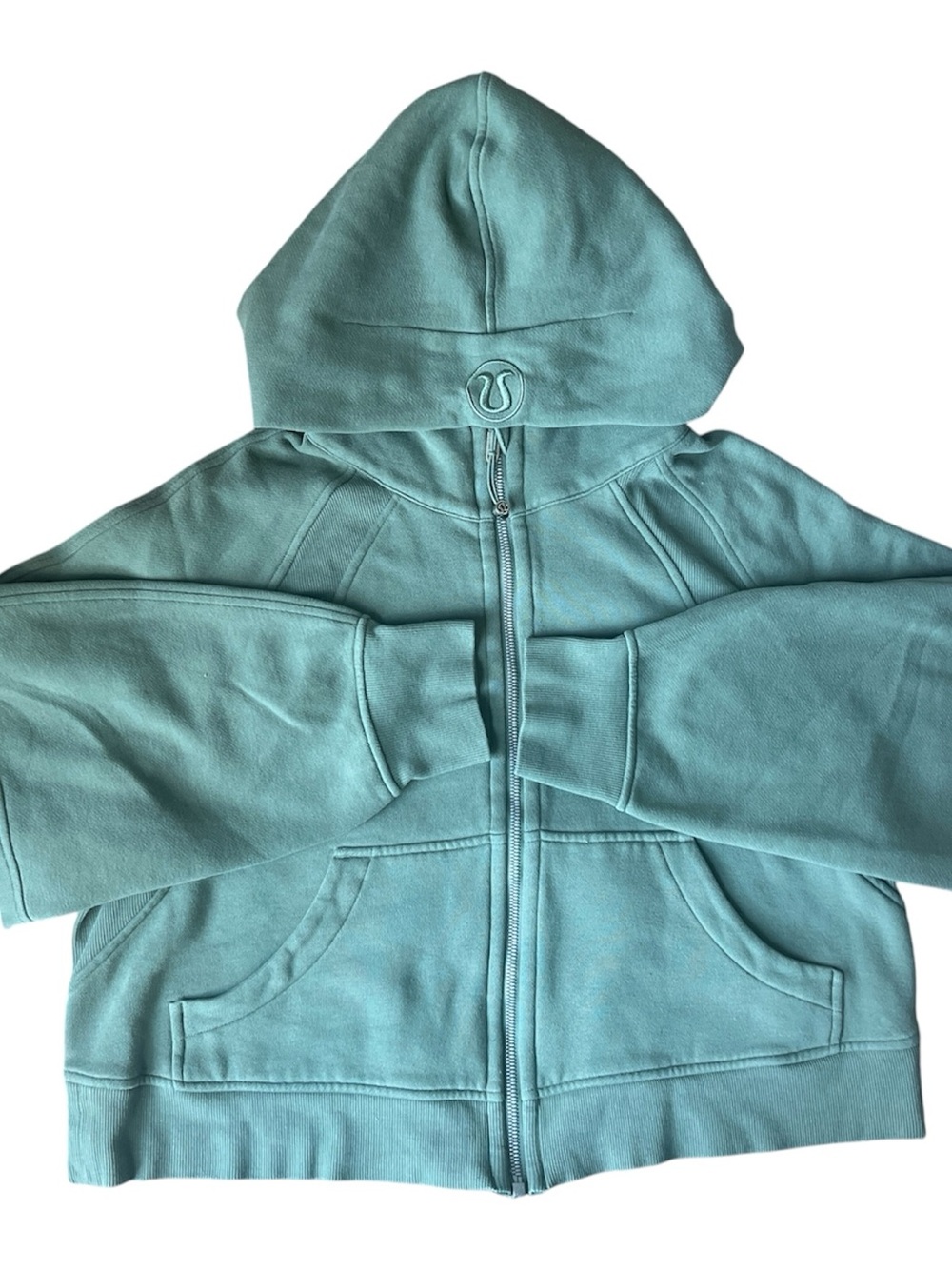 Lululemon Scuba Oversized Full-Zip Hoodie Sweatshirt Size M/L Green